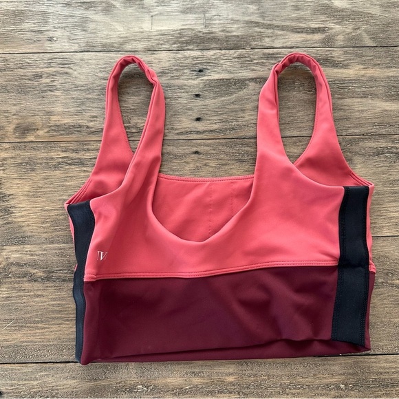 IVL Women’s size 4 Colorblock Square Neck Sports Bra Top Workout Activewear - Picture 4 of 5